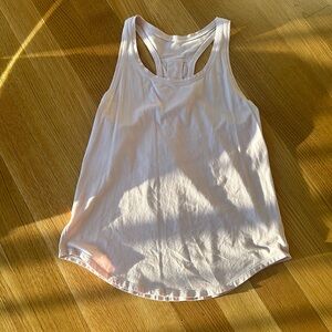 Lululemon light pink racer back tank top